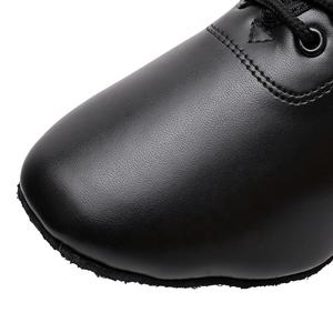 Zapatos de salón negros para hombre, mocasines de cuero suave, para Salsa, Argentina/Tango/Bachata/Kizomba/Salsa - Product Image 4