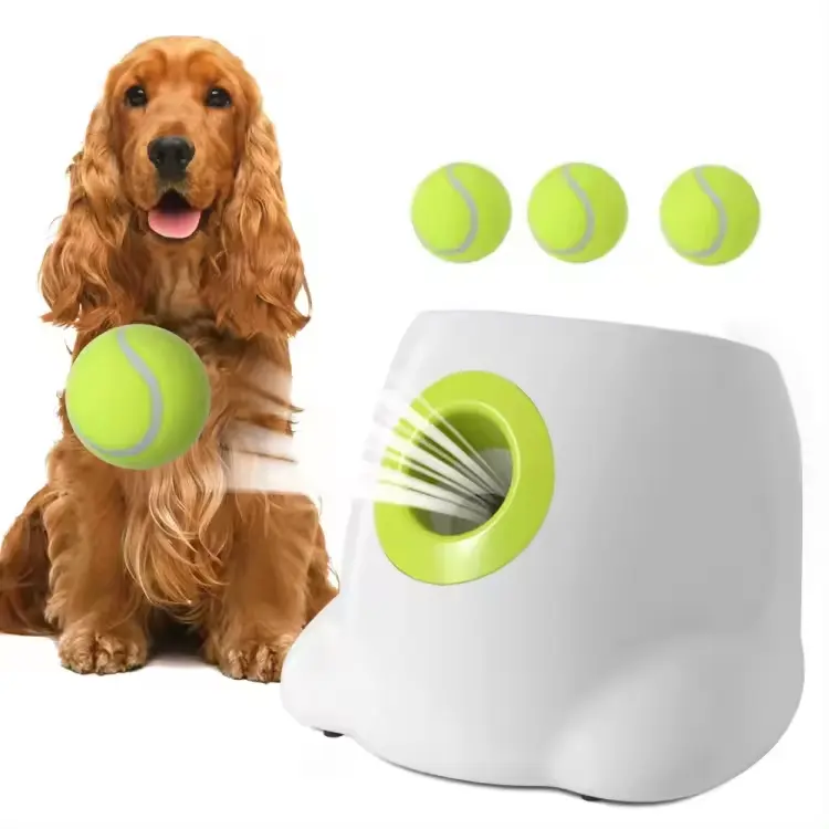 DHL送料無料犬用ボールランチャートレーナーボールを投げるためのマシンペットテニスボールトレーナーランチャー投げ手トレーニング用