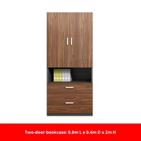 Armoire à dossiers en bois de style moderne JINGSHUN avec un design modulaire écologique certifié CE pour le salon et le bureau