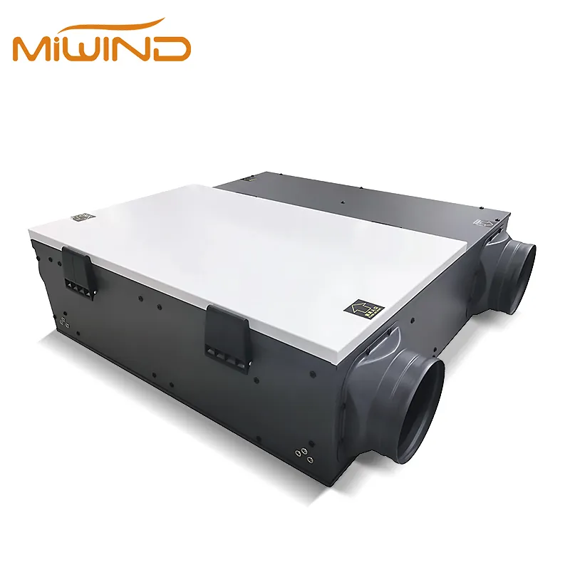 Miwind-Unidad de ventilación de recuperación de calor comercial para casa de bienes raíces, HRV
