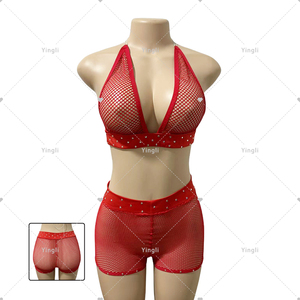 Yingli vendita all'ingrosso di diamanti esotici <span class=keywords><strong>abbigliamento</strong></span> da ballo in Mesh Set da spogliarellista <span class=keywords><strong>abbigliamento</strong></span> <span class=keywords><strong>Pole</strong></span> Dance per Night Club Lingeries - Product Image 6