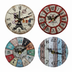 Tokyo Living angolare artigianale circolare orologio da parete Interior Design inglese - Product Image 1
