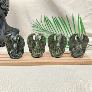 High Quality Natural <strong>Stone</strong> Xiuyan <strong>Jade</strong> Flying Dragon Crystal Figurine Healing <strong>Stone</strong> Green <strong>Jades</strong> Crystals Carving for Gift - Product Image 2