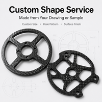 Fabricant OEM de plaques en carbone, fourniture en gros personnalisée, plaques en fibre de carbone légères usinées CNC avec pièces de moto