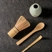 Estick Bambou Matcha Support de Fouet à Thé Japonais Matcha Repose-Fouet Support Céramique Accessoires Bol à Matcha Support de Fouet