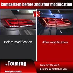 Feux arrière HETOP pour <span class=keywords><strong>Touareg</strong></span> 2019-2023, feux arrière LED pour voiture, design arrière amélioré, feux arrière LED Plug and Play pour Volkswagen - Product Image 2