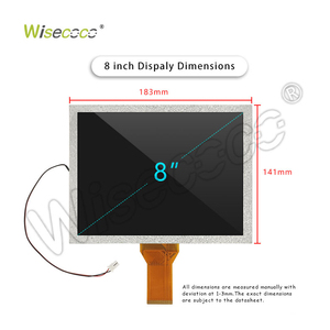 オリジナル8インチ広温LCDスクリーン 800*<span class=keywords><strong>600</strong></span> TFT LCDディスプレイ 8インチLCDモジュール 産業用途向け - Product Image 6