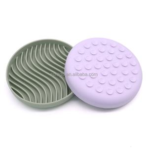 OEM ODM Bol de nourriture pour animaux de compagnie en silicone 100% personnalisé, anti-glouton, anti-étouffement, bol de nourriture lente pour chat et chien - Product Image 1