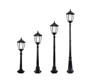 Farola de poste de una sola cabeza para decoración de entrada, luz de poste para jardín y entrada de vehículos, iluminación exterior y diseño de circuitos 80 - Product Image 1