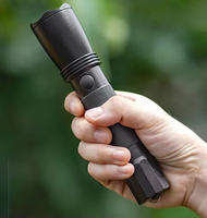 Lampe torche Foxhawk super lumineuse à LED rechargeable, anti-explosion, en alliage d'aluminium, haute luminosité, indice de protection IP66, certifiée CE, 6000K