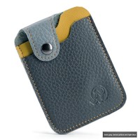 Porte-cartes en cuir de première qualité, porte-carte d'identité, porte-cartes bancaires, fin et élégant