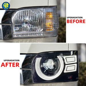 YU GUANG pour Toyota Hiace Série 200 <span class=keywords><strong>2005</strong></span>-2018 Pièces Auto Phares Avant Projecteurs Phares Améliorés LED - Product Image 3