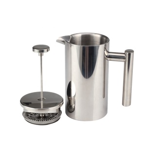 Stainless Steel Double Wall Teapot Hand Brewed Coffee Press - Product Image 2