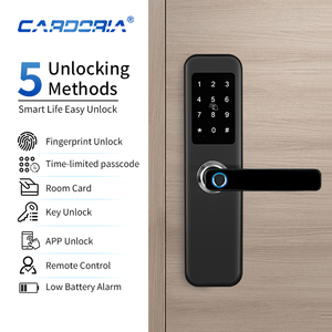 Porte sans fil à empreintes digitales, cylindre numérique Wifi Smart Double Tuya contrôle d'accès porte Tt serrures intelligentes poignées biométriques - Product Image 2