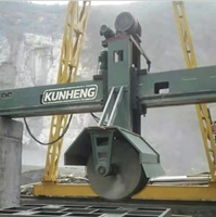 Scie à portique robuste pour pierre, grande machine de découpe de blocs de pierre pour usine de traitement de blocs de granit et de marbre