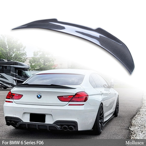 For 6 Series F06 4Door Gran Coupe M6/F13 2Door Coupe M6 PSM Style Carbon Fiber <b>Rear</b> <b>Spoiler</b> Trunk Wing 2011-2018 - Product Image 1