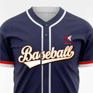 OEM Manufacturer Breathable Performance Sportswear Baseball Jersey For <b>Clubs</b> And Teams Wholesale Supplier Custom Baseball Shirt - Product Image 3