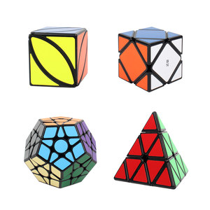 Top Venda ABS Educacional Eco-friendly Qiyi Velocidade Cube Set qiyi Plástico Janela Box Imagem Brinquedo Educacional Cubos Mágicos 3 + - Product Image 4