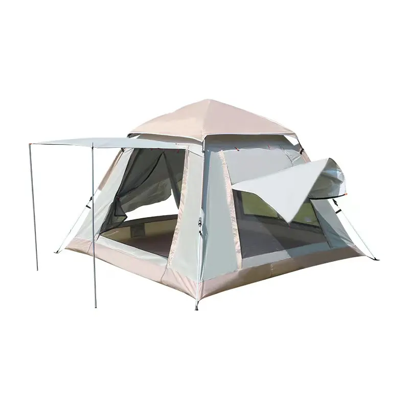 Tienda inflable grande para 4-6 personas, compra automática, familiar, impermeable, para acampar al aire libre