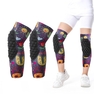 Jeugdkinderen Basketbal Kniebeschermers Anti-Botsing Langbenige Kniebeschermers Volleybal Voetbal Fiets Worstelen Beschermende Kleding - Product Image 5