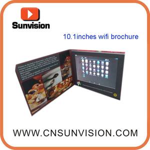 Tamanho grande tela 7 polegadas 10.1inch lcd cartão video do folheto para anunciar - Product Image 3