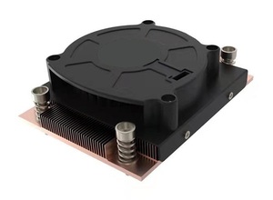 Ventilador de <span class=keywords><strong>Cpu</strong></span> RGB Delgado, Enfriador de <span class=keywords><strong>Cpu</strong></span> de escritorio con aletas de cobre para <span class=keywords><strong>AMD</strong></span> Am5 Ryzen 7000 Itx Htpc, procesador, uso de rendimiento de refrigeración por aire - Product Image 2