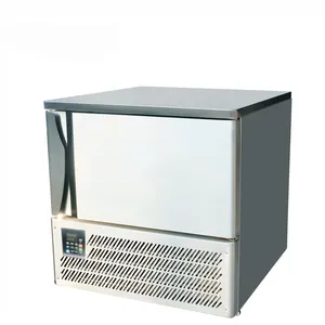 Commercial stainless steel exterior small seafood fresh food refrigerated deep freezer frost-free blast furnace chiller