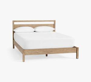 Wood Furniture Simple Style Hotel Bedroom Wood <b>Platform</b> <b>Bed</b> Double King Size <b>Bed</b> <b>Frame</b> - Product Image 2
