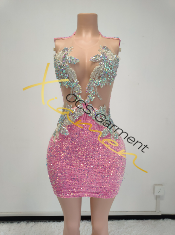 TH24011903 silver AB/pink