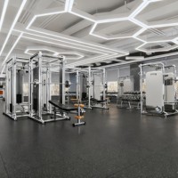 Hydefoam - Alfombrilla de Gimnasio de 1 m x 1 m, Antivibración, de Goma EVA, para Área de Pesas, Alfombrilla de Fitness