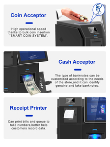 Máquina de Quiosco de Pago Autoservicio Cashlogy de 15.6 Pulgadas con Reciclador de Efectivo y Función de Kiosco Pago - Product Image 4