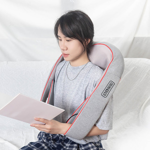 2025 nuevo diseño de moda tejido profundo shiatsu amasado espalda cuello hombro profesional vibración cuerpo masajeador cinturón con calefacción - Product Image 3