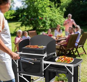 Fabrik Großhandel tragbare Camping Küche Outdoor <span class=keywords><strong>Camp</strong></span> <span class=keywords><strong>Kitchen</strong></span> board Falt küche Camping - Product Image 6