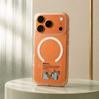 Étui de téléphone transparent antichoc en PC avec boutons pour iPhone 13 14 15 16 17 Pro Max, coque magnétique transparente