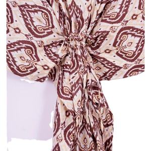 Kaftan en coton naturel de qualité supérieure pour femmes, imprimé indien, ample, écologique, tenue décontractée d'été, prix de gros - Product Image 6