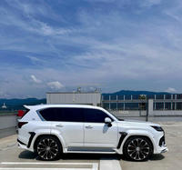 Kit Carrosserie pour Lexus LX600 – Amélioration Style WD : Lame Avant, Jupes Latérales, Diffuseur, Aileron, Élargisseurs d'Ailes