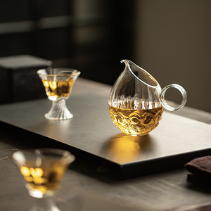Guanlan High Borosilicate Glass Fairness Cup With Handle Anti Scalding Kung Fu <b>Tea</b> <b>Set</b> Accessory <b>Tea</b> Dispenser - Product Image 4