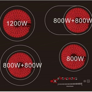 4เตาจานร้อนเตาแก้วเซรามิกเตาครัว - Product Image 2