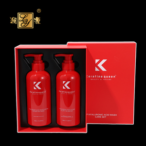 Commercio all'ingrosso acido ialuronico paffuto e soffice <span class=keywords><strong>Shampoo</strong></span> e maschera per capelli olio soffice riparazione liscia danni capelli ciocca cura dei capelli set - Product Image 3
