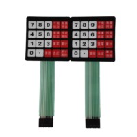 Bouton poussoir à dôme métallique de haute qualité à un bouton, interrupteur à membrane LED pour balance électronique