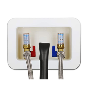 Robinet de <span class=keywords><strong>machine</strong></span> <span class=keywords><strong>à</strong></span> <span class=keywords><strong>laver</strong></span> <span class=keywords><strong>à</strong></span> soupape <span class=keywords><strong>à</strong></span> boisseau sphérique, boîtier de sortie en cuivre, parafoudre, robinet encastré en cuivre pour buanderie, port 1/2 pouce, eau hydraulique - Product Image 3