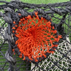 Creel Homard et Crabe Pot en Acier Inoxydable Cadre <span class=keywords><strong>Poisson</strong></span> Crevettes Piège de Pêche avec Filet PE Piège à Crabe - Product Image 3