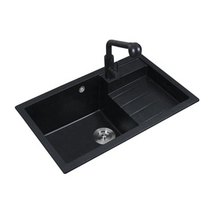 Fregadero <span class=keywords><strong>de</strong></span> <span class=keywords><strong>Cocina</strong></span> Comercial Moderno, Diseño Irregular Especial, Montaje Superior, <span class=keywords><strong>de</strong></span> Cuarzo, Granito o <span class=keywords><strong>Roca</strong></span>, Fregadero <span class=keywords><strong>de</strong></span> <span class=keywords><strong>Cocina</strong></span> <span class=keywords><strong>de</strong></span> Esquina - Product Image 5