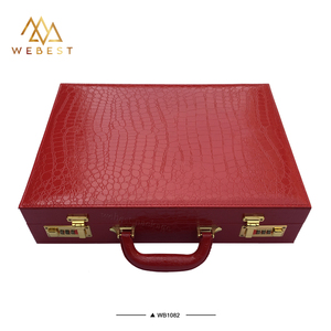 กล่องใส่เครื่องประดับหนังเทียม PU คุณภาพสูงจาก Webest Middle East UAE สำหรับเดินทาง พร้อมกุญแจล็อค - Product Image 1