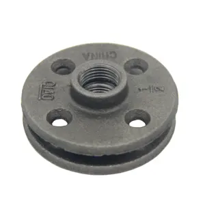 Flanges de piso com 4 furos rosqueados, handrail, flange do piso, iso 9001, conector feminino para sistema de gás, venda imperdível