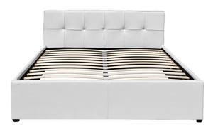 Cama de almacenamiento de cuero tamaño queen para dormitorio, diseño simple, gran oferta - Product Image 2