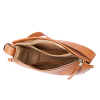 Sacs à bandoulière pour femmes en cuir lisse fendu, sacs hobo croissant grande capacité pour le quotidien et le travail, OEM ODM, vente en gros, personnalisation pour propriétaires de marques