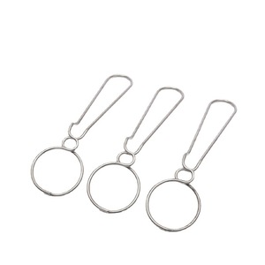 Stainless Steel Carabiner Keychain Irregular Shape Hardware Accessory For Outdoor Use - Product Image 1