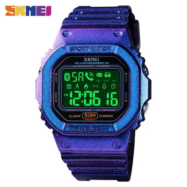 SKMEI 1629 Top Brand Luxury Digital Watch Men Double Time Countdown Waterproof Outdoor Sports Watches