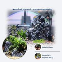 Décoration d'aquarium et de terrarium en pierre de dragon Seiryu naturelle PKY, décoration pour réservoirs aquatiques et reptiles
